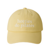 NEW! Hotties Do Pilates Baseball Cap | Butter Yellow