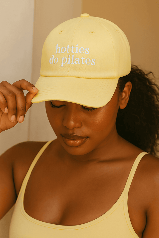 Dad Cap | Hotties Do Pilates (Butter Yellow)