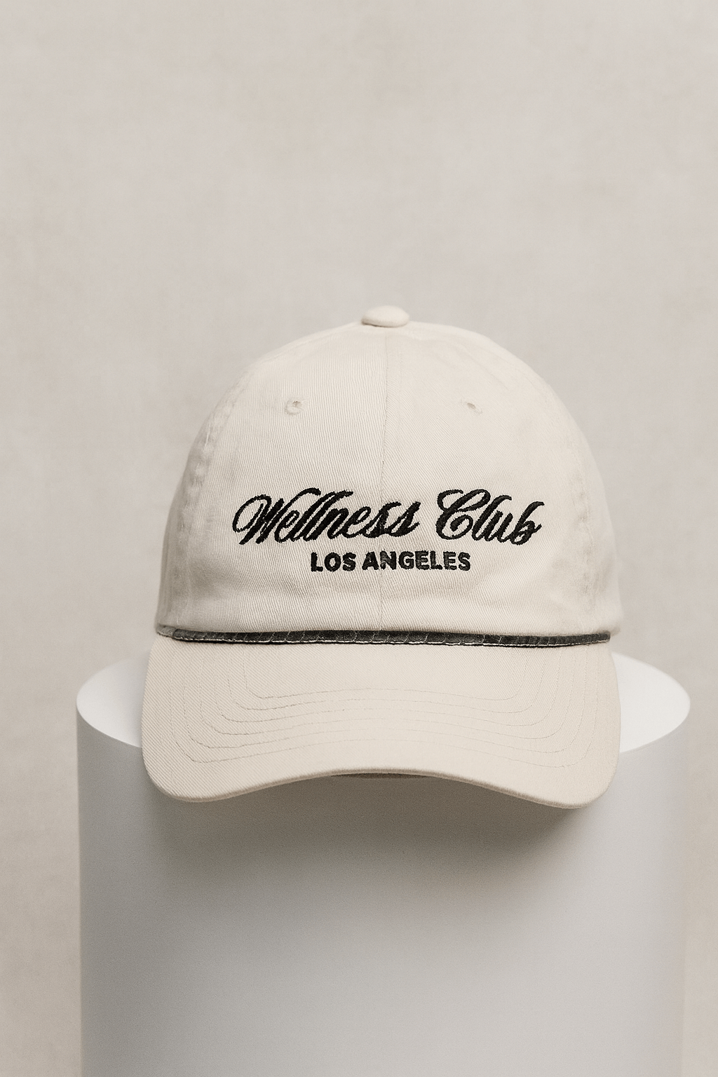 The Wellness Club LA Classic Cap | Cream