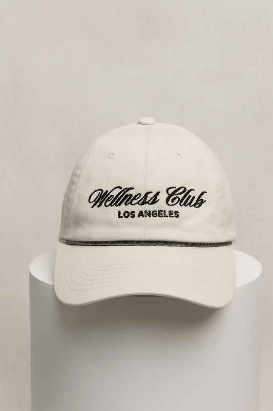 The Wellness Club LA Classic Cap | Cream