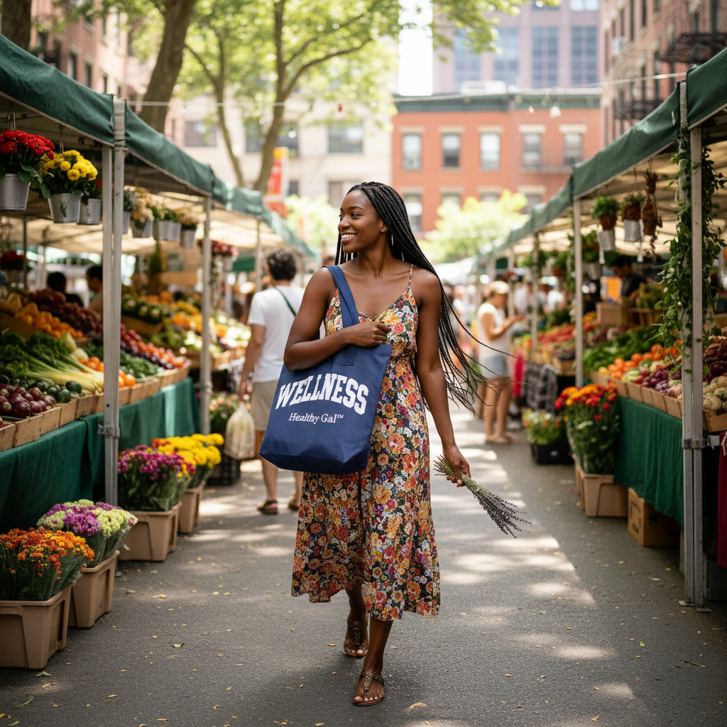 The Wellness Club Tote | Navy