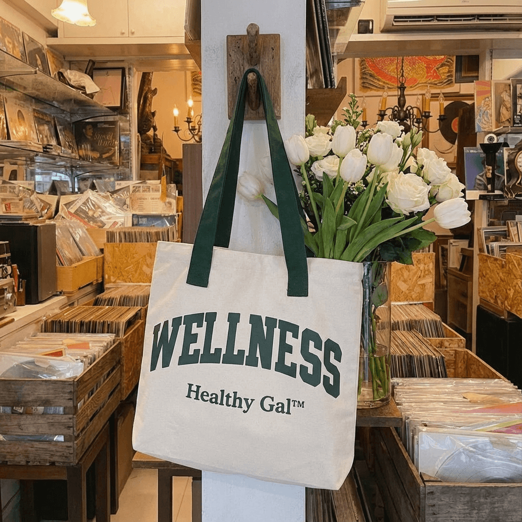 The Wellness Club Tote | Cream